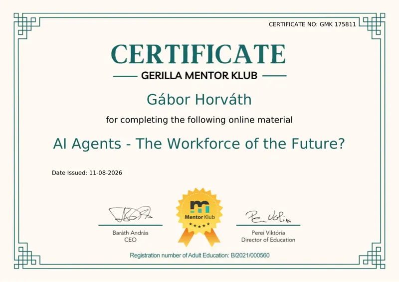 Gerilla Mentor Klub – AI Agents: The Workforce of the Future?